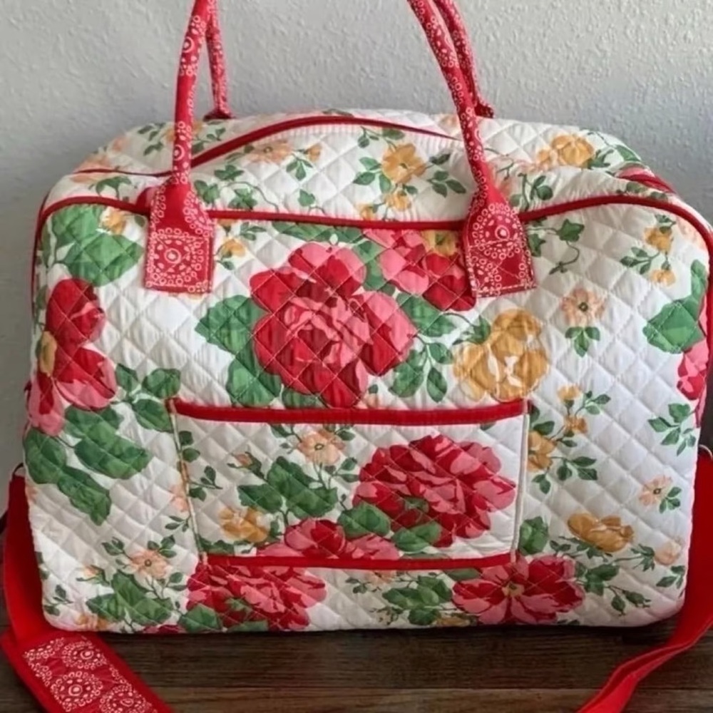 HTF Pioneer Woman Vintage Floral Weekender Bag Rare Retired Bag NEW - Picture 3 of 5